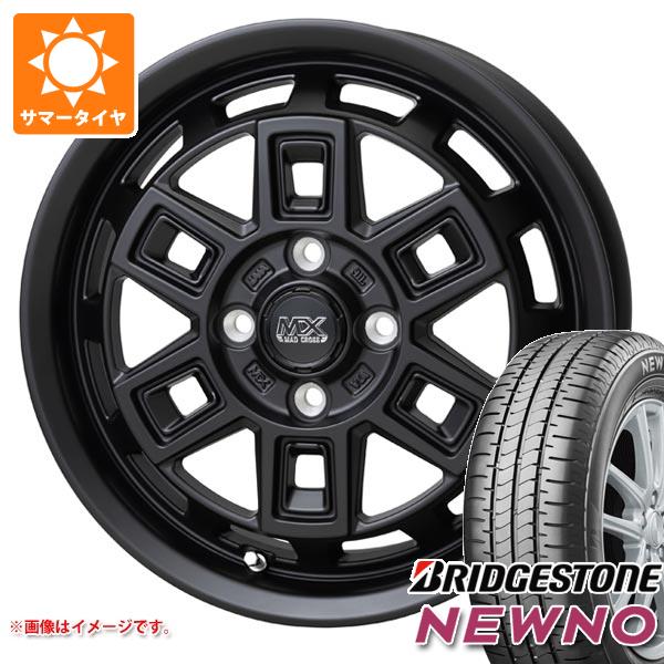 【タイヤ交換対象】キャリイ DA16T用 サマータイヤ ブリヂストン ニューノ 165/65R15 81S マッドクロス アイヴァー 4.5-15 タイヤホイール4本セット