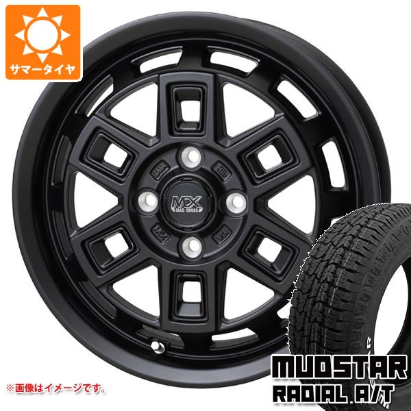 【タイヤ交換対象】キャリイ DA16T用 サマータイヤ マッドスター ラジアル A/T 165/60R15 77S ホワイトレター マッドクロス アイヴァー 4.5-15 タイヤホイール4本セット