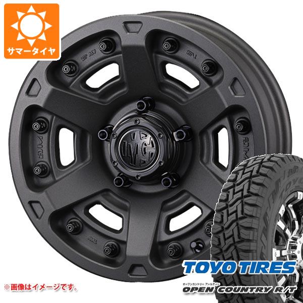 【タイヤ交換対象】サマータイヤ 235/70R16 106Q トーヨー オープンカントリー R/T ホワイトレター クリムソン MG アーマー FF 7.0-16 タイヤホイール4本セット