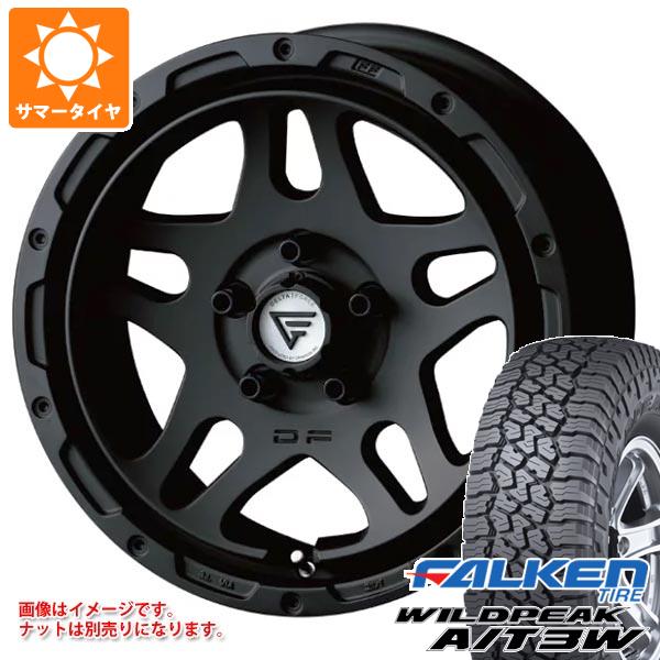 【タイヤ交換対象】エクリプスクロス GK系用 サマータイヤ ファルケン ワイルドピーク A/T3W 235/70R16 109T XL デルタフォース オーバーランダー 7.0-16 タイヤホイール4本セット