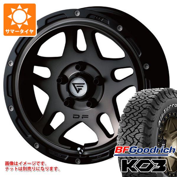 【タイヤ交換対象】エクリプスクロス GK系用 サマータイヤ BFグッドリッチ オールテレーンT/A KO3 LT235/70R16 110/107S ホワイトレター デルタフォース オーバーランダー 7.0-16 タイヤホイール4本セット
