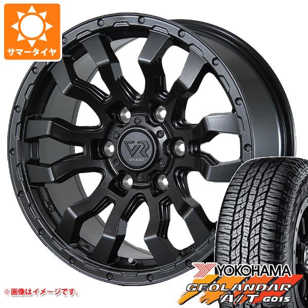 【タイヤ交換対象】サマータイヤ 265/65R17 120/117R ヨコハマ ジオランダー A/T G015 アウトラインホワイトレター ヴァブロ RR-01 8.0-17 タイヤホイール4本セット