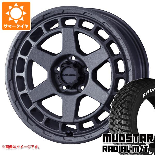 【タイヤ交換対象】アウトランダー GF/GG系用 サマータイヤ マッドスター ラジアル M/T 225/70R16 103S ホワイトレター マッドヴァンスX タイプS 7.0-16 タイヤホイール4本セット