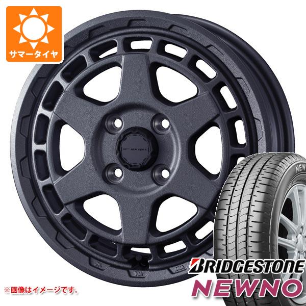 【タイヤ交換対象】キャリイ DA16T用 サマータイヤ 2023年製 ブリヂストン ニューノ 165/65R14 79S マッドヴァンスX タイプS 4.5-14 タイヤホイール4本セット