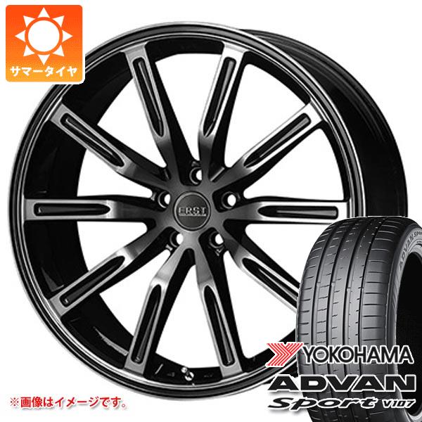 【タイヤ交換対象】ボルボ V60 ZB系用 サマータイヤ ヨコハマ アドバンスポーツV107 245/35ZR20 (95Y) XL エアスト S10-R タイヤホイール4本セット
