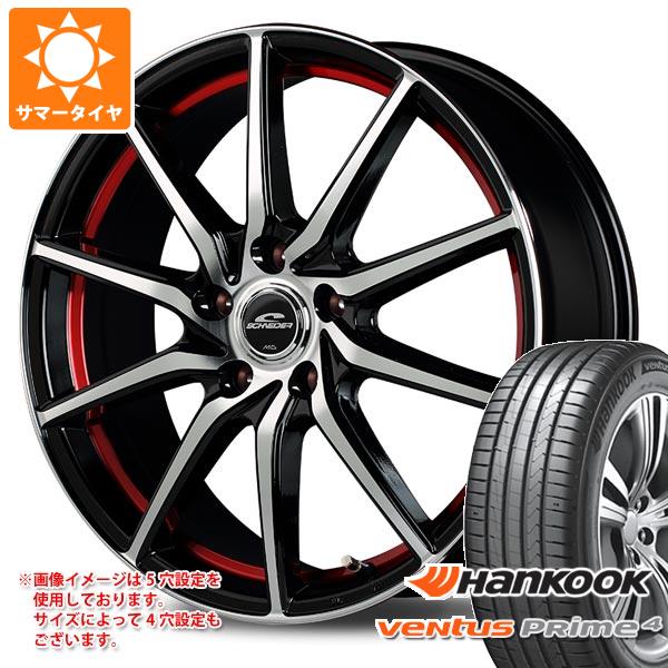 【タイヤ交換対象】サマータイヤ 215/65R16 102H XL ハンコック ベンタス プライム4 K135 K135A シュナイダー RX810 6.5-16 タイヤホイール4本セット