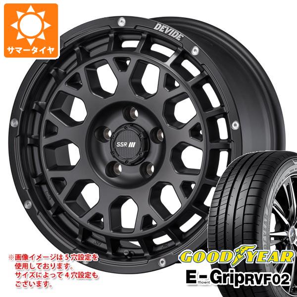 【タイヤ交換対象】サマータイヤ 165/65R14 79H グッドイヤー エフィシエントグリップ RVF02 SSR ディバイド G:M 4.5-14 タイヤホイール4本セット