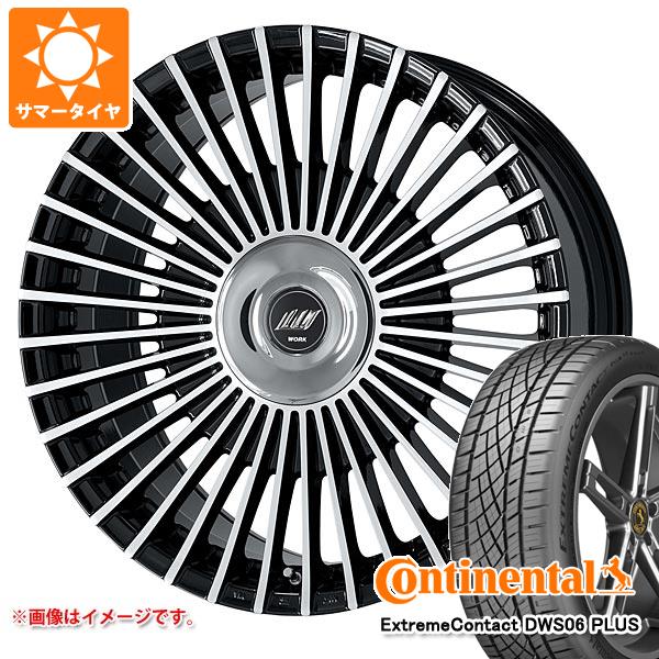 【タイヤ交換対象】サマータイヤ 245/40R20 99Y XL コンチネンタル エクストリームコンタクト DWS06 プラス ワーク イミッツ シュトラール 8.5-20 タイヤホイール4本セット