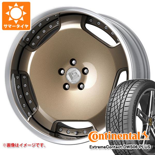 【タイヤ交換対象】サマータイヤ 265/30R22 97Y XL コンチネンタル エクストリームコンタクト DWS06 プラス ワーク LS アダマス 9.0-22 タイヤホイール4本セット