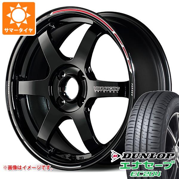 【タイヤ交換対象】サマータイヤ 185/65R15 88S ダンロップ エナセーブ EC204 レイズ ボルクレーシング TE37 ソニック タイムアタックエディション 6.0-15 タイヤホイール4本セット