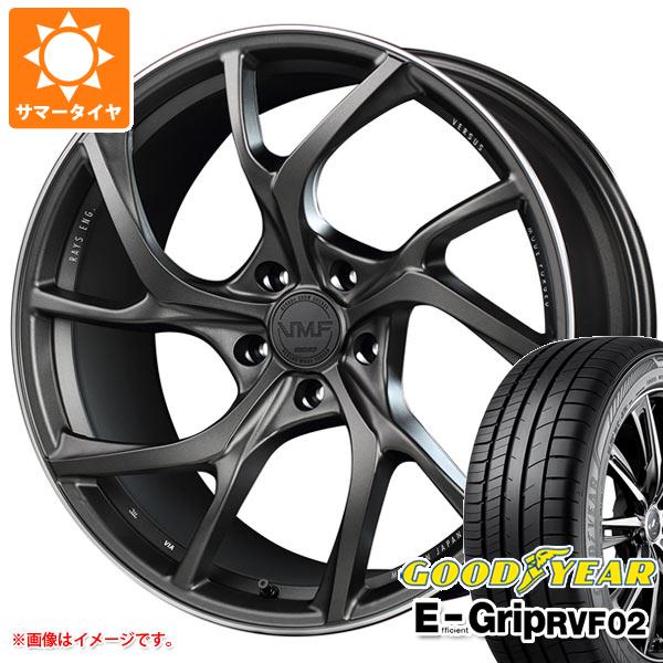 【タイヤ交換対象】サマータイヤ 245/40R20 99W XL グッドイヤー エフィシエントグリップ RVF02 レイズ ベルサス VMF C-01 8.5-20 タイヤホイール4本セット