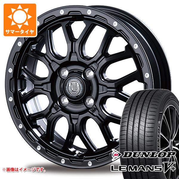【タイヤ交換対象】エブリイバン DA17V用 サマータイヤ ダンロップ ルマン5 LM5+ 165/60R14 75H インターミラノ マッドバーン XR-800M 4.5-14 タイヤホイール4本セット