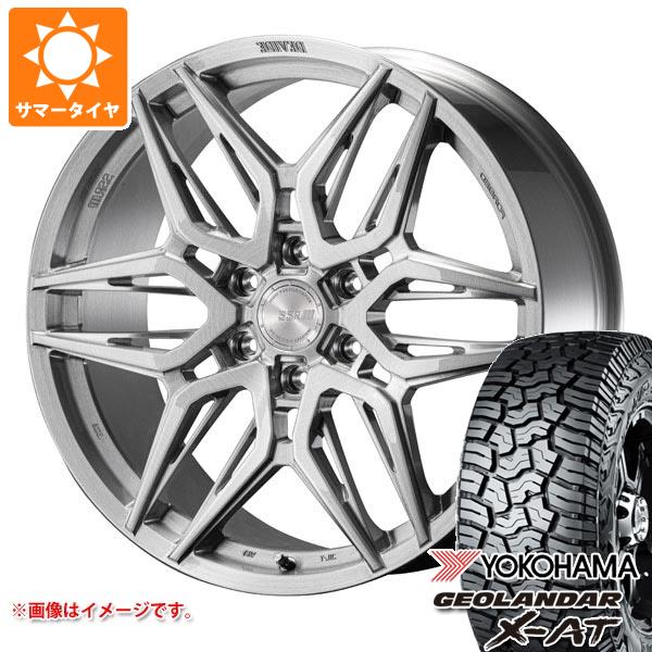 【タイヤ交換対象】トヨタ ランドクルーザー300用 サマータイヤ ヨコハマ ジオランダー X-AT G016 LT275/55R20 120/117Q ブラックレター SSR ディバイド LG-F 9.0-20 タイヤホイール4本セット