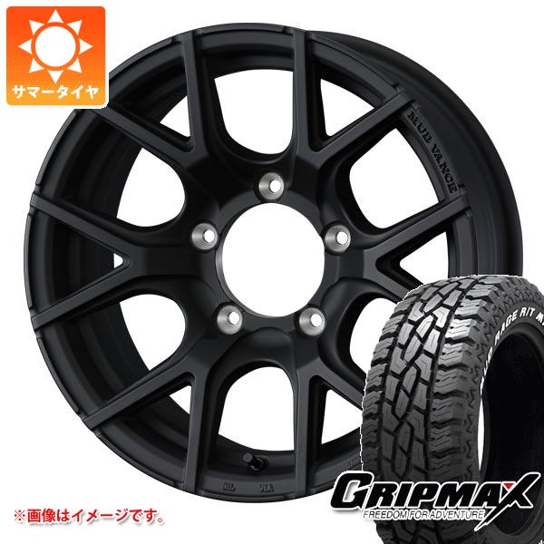 【タイヤ交換対象】スズキ ジムニーノマド JC74W用 サマータイヤ グリップマックス マッドレイジ R/T MAX LT185/85R16 105/103Q ホワイトレター マッドヴァンス SD 6.0-16 タイヤホイール4本セット