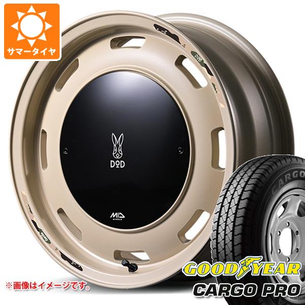 【タイヤ交換対象】スズキ キャリイ DA16T用 サマータイヤ グッドイヤー カーゴ プロ 165/80R14 97/95N (165R14 8PR相当) ウシャリントバリ 4.5-14 タイヤホイール4本セット