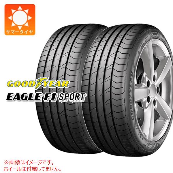 【タイヤ交換対象】2本 サマータイヤ 215/45R18 93W XL グッドイヤー イーグル F1 スポーツ GOODYEAR EAGLE F1 SPORT