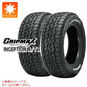 【タイヤ交換対象】2本 サマータイヤ 175/80R16 92S グリップマックス インセプション A/T2 ホワイトレター GRIP MAX INCEPTION A/T2