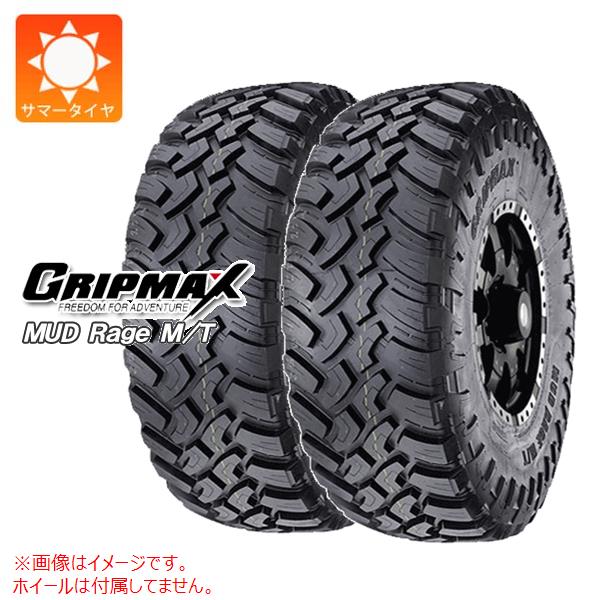 2本 サマータイヤ 195R14C 106/104Q グリップマックス マッドレイジ M/T ホワイトレター GRIP MAX MUD ..