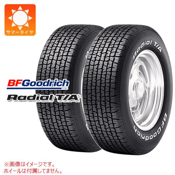 【タイヤ交換対象】2本 サマータイヤ 205/70R14 93S BFグッドリッチ ラジアルT/A ホワイトレター BFGoodrich Radial T/A