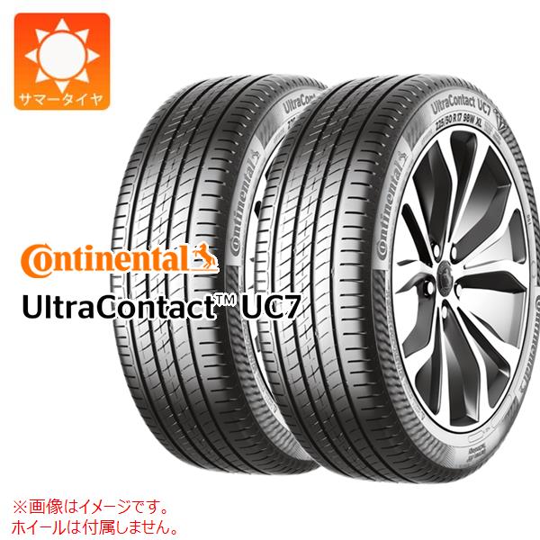 【タイヤ交換対象】2本 サマータイヤ 225/55R17 101W XL コンチネンタル ウルトラコンタクト UC7 CONTINENTAL UltraContact UC7