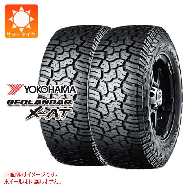 2本 サマータイヤ 37x12.50R18 128Q ヨコハマ ジオランダー X-AT G016 ブラックレター YOKOHAMA GEOLANDAR X-AT G016