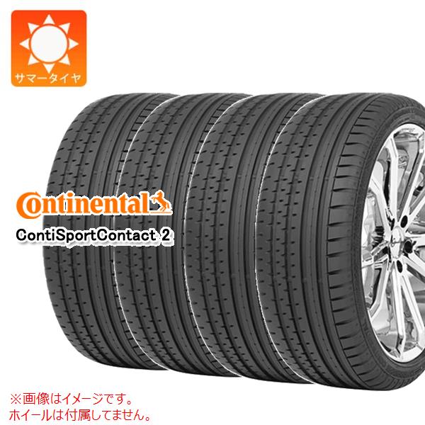 【タイヤ交換対象】4本 サマータイヤ 245/45R18 100W XL コンチネンタル コンチスポーツコンタクト2 J ジャガー承認 CONTINENTAL ContiSportContact 2