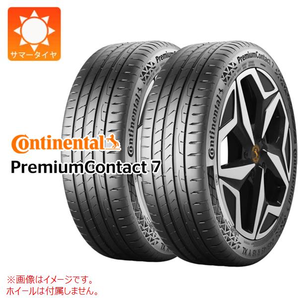 【タイヤ交換対象】2本 サマータイヤ 235/60R18 107V XL コンチネンタル プレミアムコンタクト7 CONTINENTAL PremiumContact 7