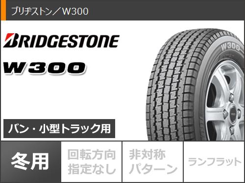 ハイゼットトラック S500系用 2022年製 スタッドレス ブリヂストン W300 145/80R12 80/78N (145R12 6PR相当) ドゥオール フェニーチェ クロス XC5 タイヤホイール4本セット