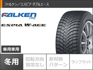 アウディ Q2 GA系用 スタッドレス ファルケン エスピア ダブルエース 215/55R17 94H ユーロテック R スポーツ タイヤホイール4本セット