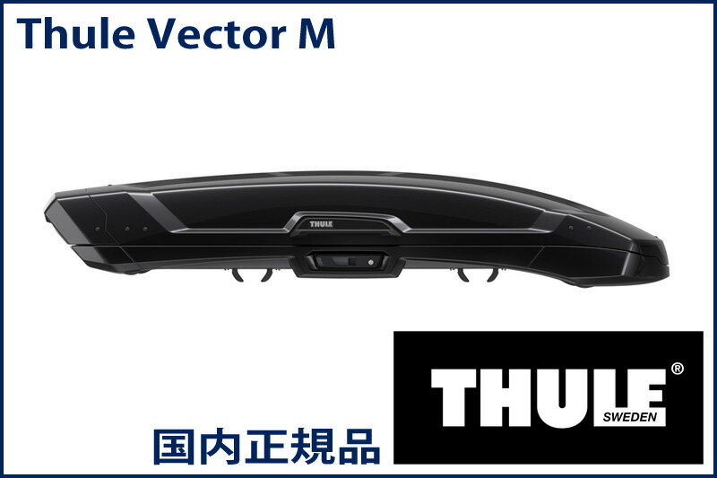 THULE ルーフボックス(ジェットバッグ) Vector M ブラックメタリック TH6132-1 スーリー ベクターM 代..