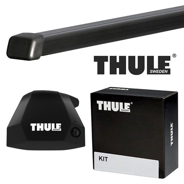 THULE トヨタ RAV4 ダイレクトルーフレール付 H31/4〜 ルーフキャリア取付1台分セット TH7107+TH7123+THKIT7055【沖縄・離島発送不可】