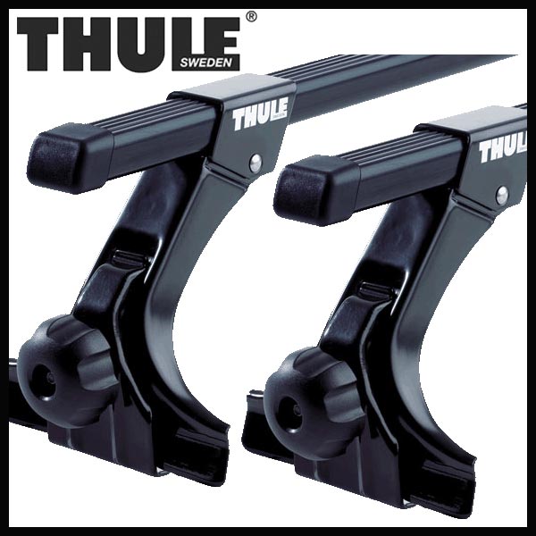 THULE スーリー トヨタ ランドクルーザー/ランドクルーザーシグナス 70バン/ピックアップ GRJ7系 H26/8〜 ルーフキャリア取付1台分セット TH951+TH7125セット【沖縄・離島発送不可】