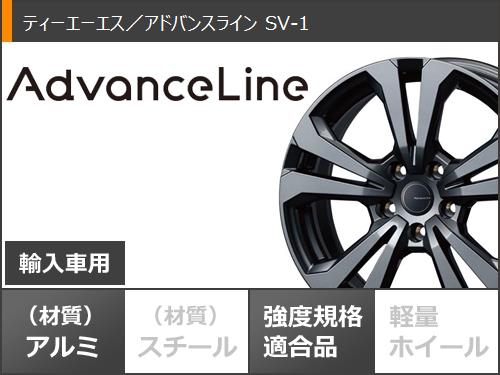 【タイヤ交換対象】ボルボ V60クロスカントリー ZB系用 スタッドレス ノキアン ハッカペリッタ R5 EV 215/55R18 99R XL アドバンスライン SV-1 タイヤホイール4本セット