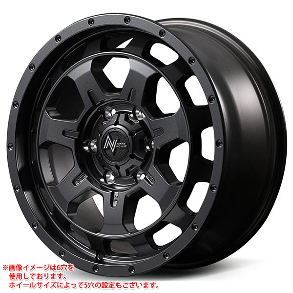 ナイトロパワー M7 ファランクス 6.5-17 ホイール1本 NITRO POWER M7 PHALANX ハイエース用