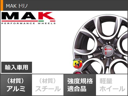 フィアット パンダ4x4 139系用 スタッドレス ブリヂストン ブリザック VRX2 175/65R15 84Q MAK トリノ GP タイヤホイール4本セット