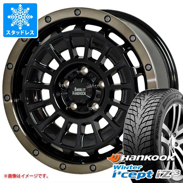 【タイヤ交換対象】ジープ レネゲード BU/BV系用 スタッドレス ハンコック ウィンターアイセプト iZ3 W636 215/65R16 102T XL バークレイハードロック ローガン タイヤホイール4本セット