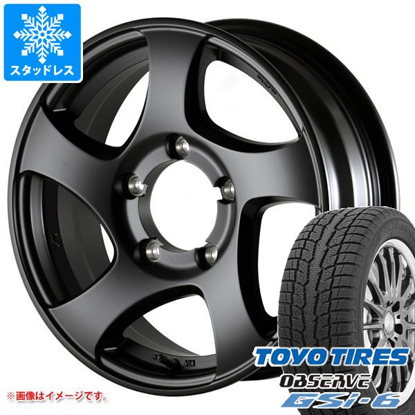 【タイヤ交換対象】5本セット ジムニー JB64W用 2025年製 スタッドレス トーヨー オブザーブ GSi-6 215/70R16 100Q ドゥオール CST ゼロワンハイパー JL タイヤホイール5本セット
