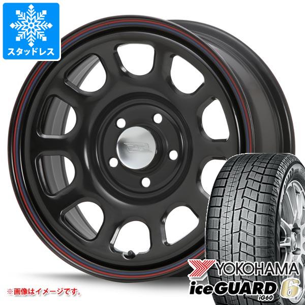 【タイヤ交換対象】スタッドレスタイヤ ヨコハマ アイスガードシックス iG60 215/65R16 98Q ＆ MLJ デイトナ SS 新型デリカD5対応 7.0-16 タイヤホイール4本セット215/65-16 YOKOHAMA iceGUARD 6 iG60