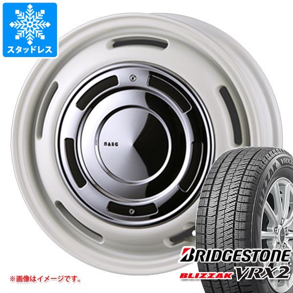 【タイヤ交換対象】アトレーワゴン S300系用 スタッドレス ブリヂストン ブリザック VRX2 165/65R14 79Q クリムソン ディーンクロスカントリー タイヤホイール4本セット