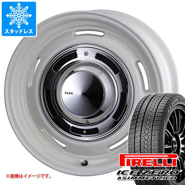 【タイヤ交換対象】デリカD:5用 2025年製 スタッドレス ピレリ アイスゼロアシンメトリコ SUV 235/65R17 108H XL クリムソン ディーンクロスカントリー タイヤホイール4本セット