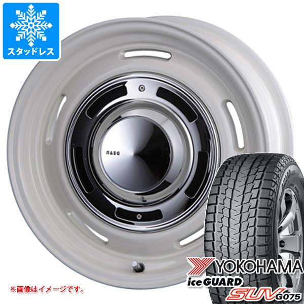 【タイヤ交換対象】ジムニーシエラ JB74W用 2023年製 スタッドレス ヨコハマ アイスガード SUV G075 185/85R16 105/103L LT クリムソン ディーンクロスカントリー タイヤホイール4本セット