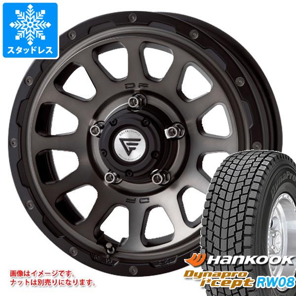 【タイヤ交換対象】5本セット ジムニー用 スタッドレス ハンコック ダイナプロアイセプト RW08 175/80R16 91Q デルタフォース オーバル タイヤホイール5本セット