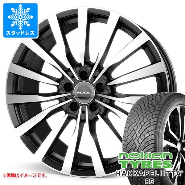 【タイヤ交換対象】メルセデスベンツ W223 Sクラス用 スタッドレス ノキアン ハッカペリッタ R5 EV 255/40R20 101T XL MAK クローネ タイヤホイール4本セット