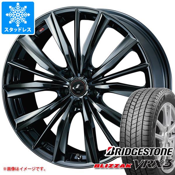 【タイヤ交換対象】スタッドレスタイヤ ブリヂストン ブリザック VRX3 225/45R19 92Q ＆ レオニス VX 8.0-19 タイヤホイール4本セット225/45-19 BRIDGESTONE BLIZZAK VRX3