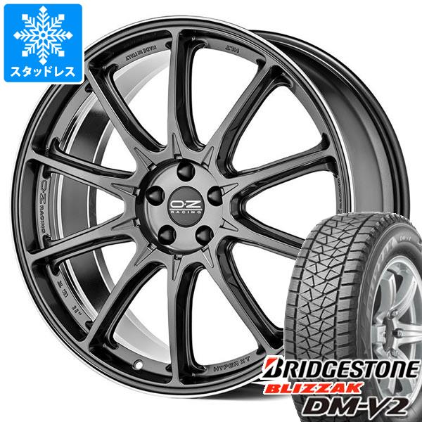 【タイヤ交換対象】ポルシェ カイエン E3K系用 スタッドレス ブリヂストン ブリザック DM-V2 275/45R20 110Q XL OZ ハイパーXT HLT タイヤホイール4本セット