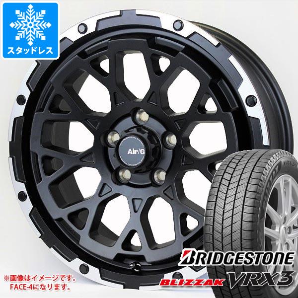 【タイヤ交換対象】T32エクストレイル用 スタッドレス ブリヂストン ブリザック VRX3 235/65R17 108Q XL エアージー ロックス タイヤホイール4本セット