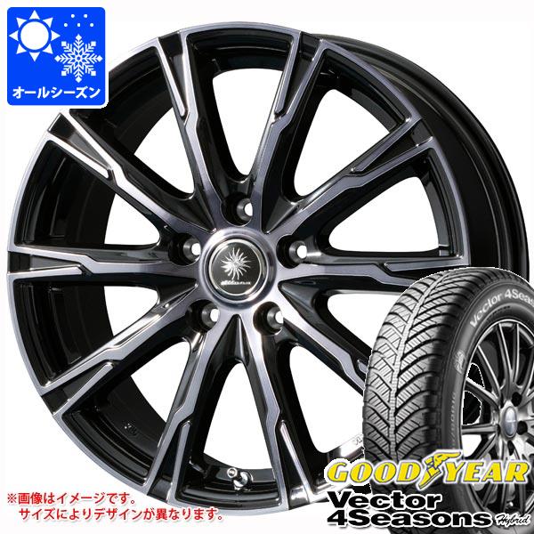 【タイヤ交換対象】オールシーズン 165/65R14 79H グッドイヤー ベクター 4シーズンズ ハイブリッド ディルーチェ DX10 5.5-14 タイヤホイール4本セット