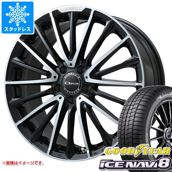 【タイヤ交換対象】メルセデスベンツ C118 CLA35 AMG用 スタッドレス グッドイヤー アイスナビ8 235/40R18 95Q XL ユーロアクシス オーパス タイヤホイール4本セット