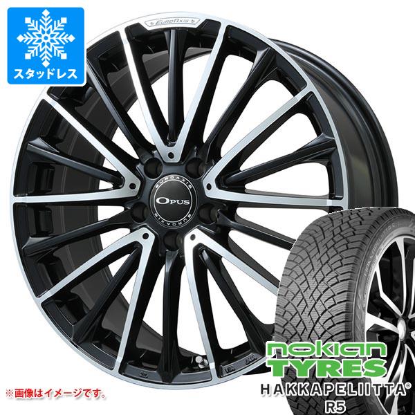 【タイヤ交換対象】メルセデスベンツ H247 GLA AMG35用 スタッドレス ノキアン ハッカペリッタ R5 SUV 235/55R18 104R XL ユーロアクシス オーパス タイヤホイール4本セット