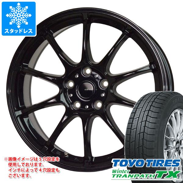 【タイヤ交換対象】スタッドレスタイヤ トーヨー ウィンタートランパス TX 215/60R16 95Q ＆ ジースピード G-07 6.5-16 タイヤホイール4本セット215/60-16 TOYO Winter TRANPATH TX